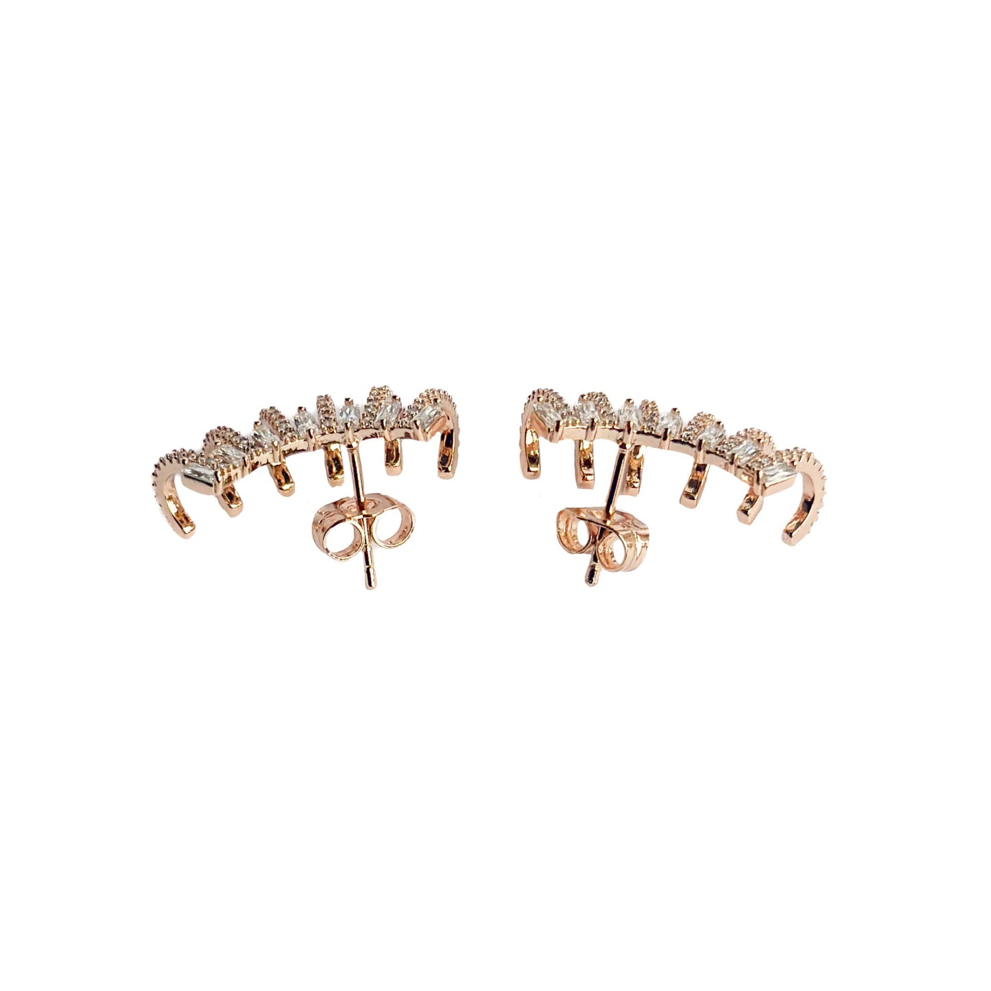 ARETE ORO LAMINADO 18K TIPO GARRA