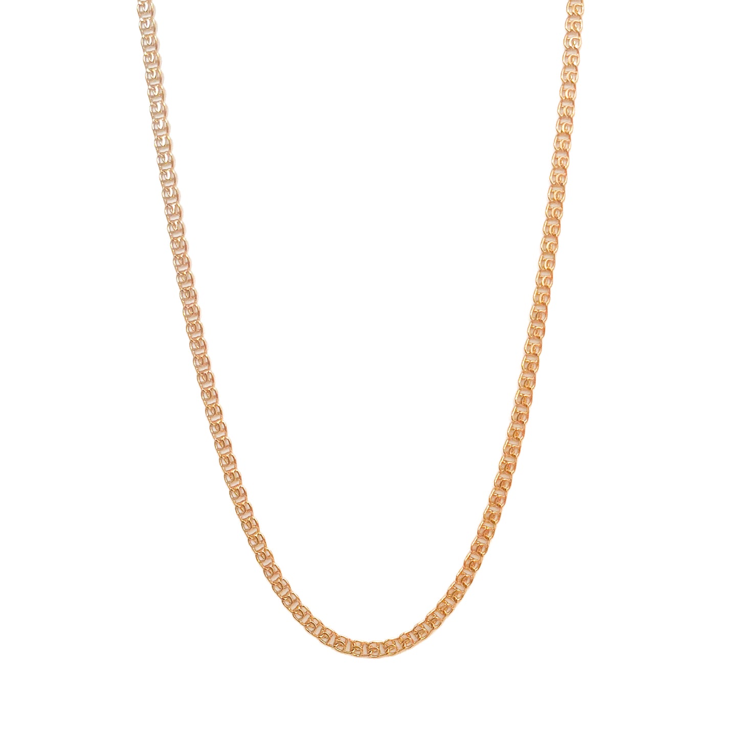 CADENA ORO LAMINADO 18K TEJIDO 99 55CM X 3MM