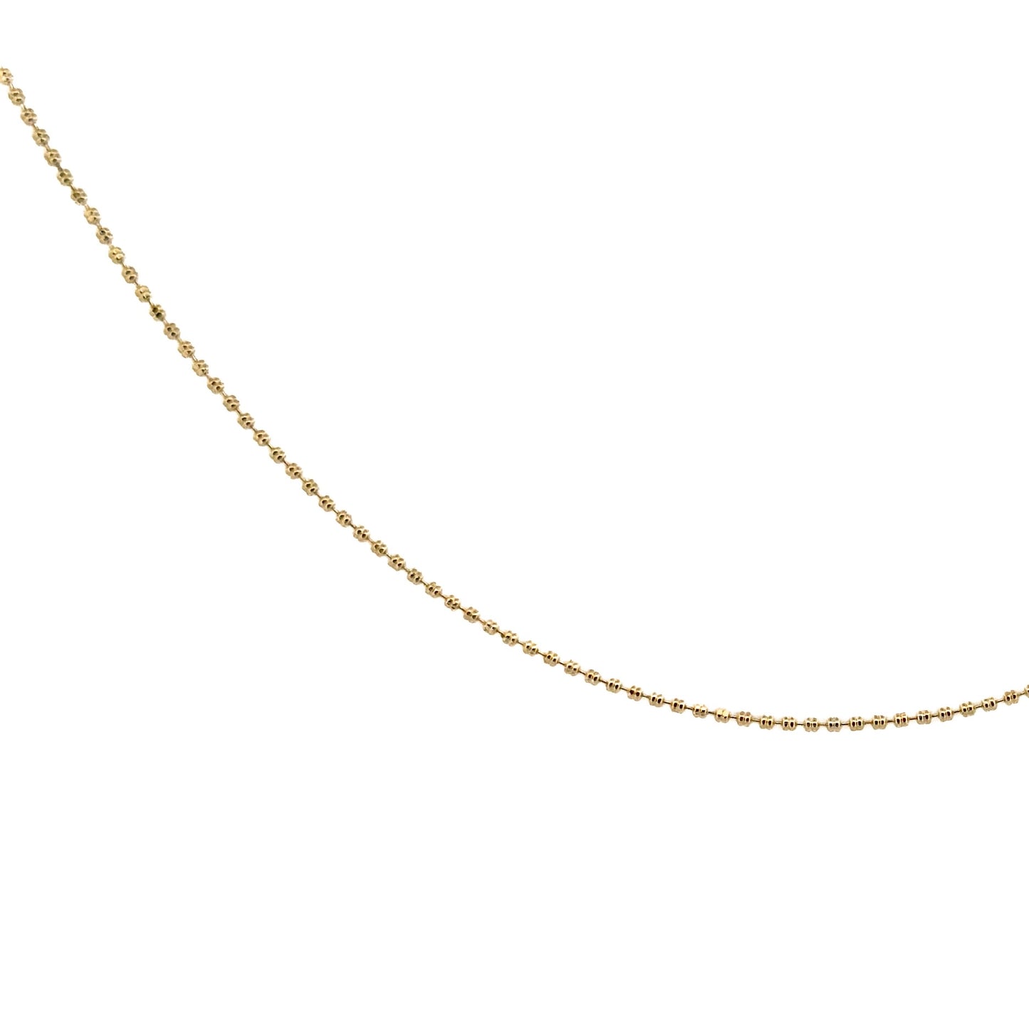 CADENA ORO LAMINADO PUNTOS CON DISEÑO 2 MM X 45 CM