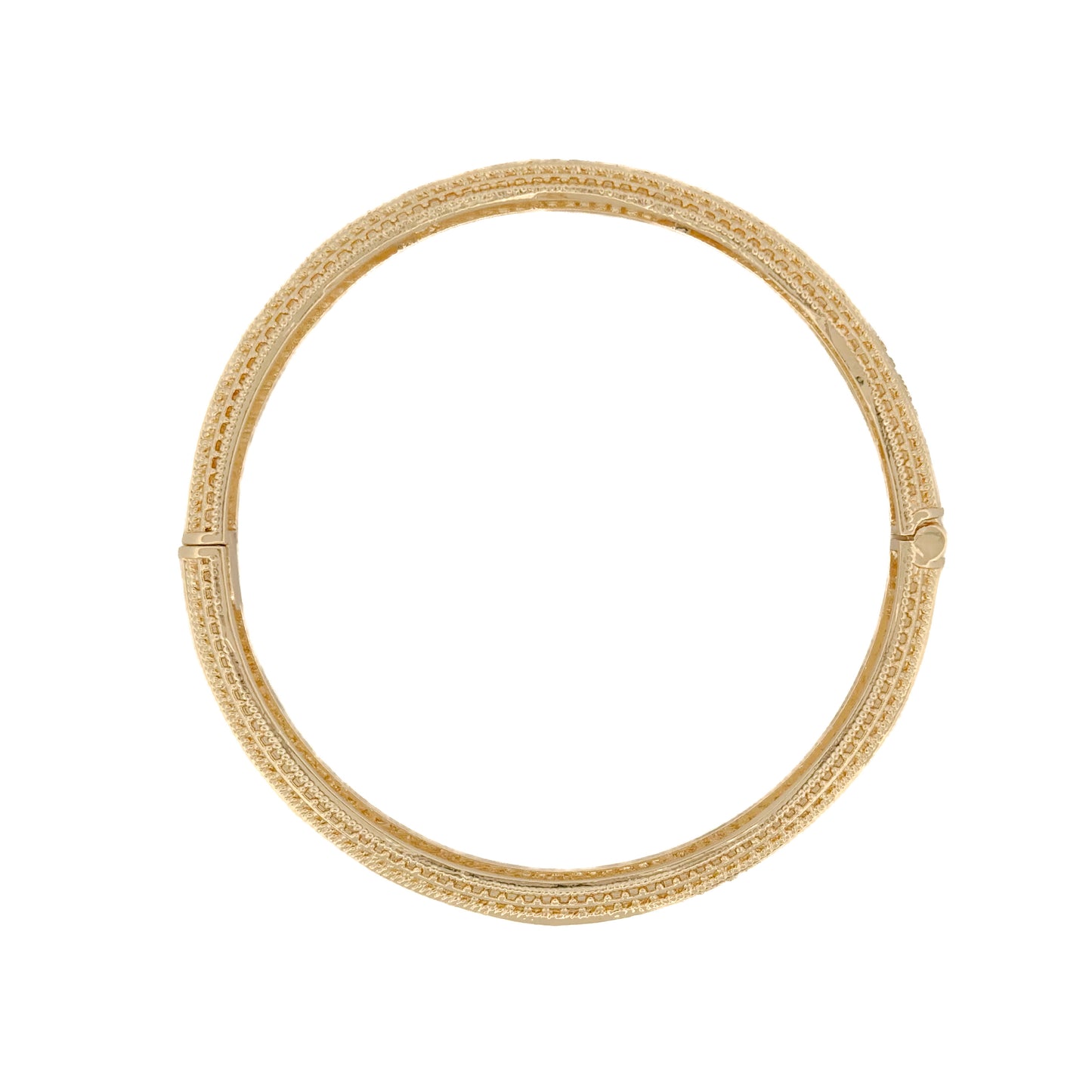 ARO ORO LAMINADO CON GRECAS PERFORADAS