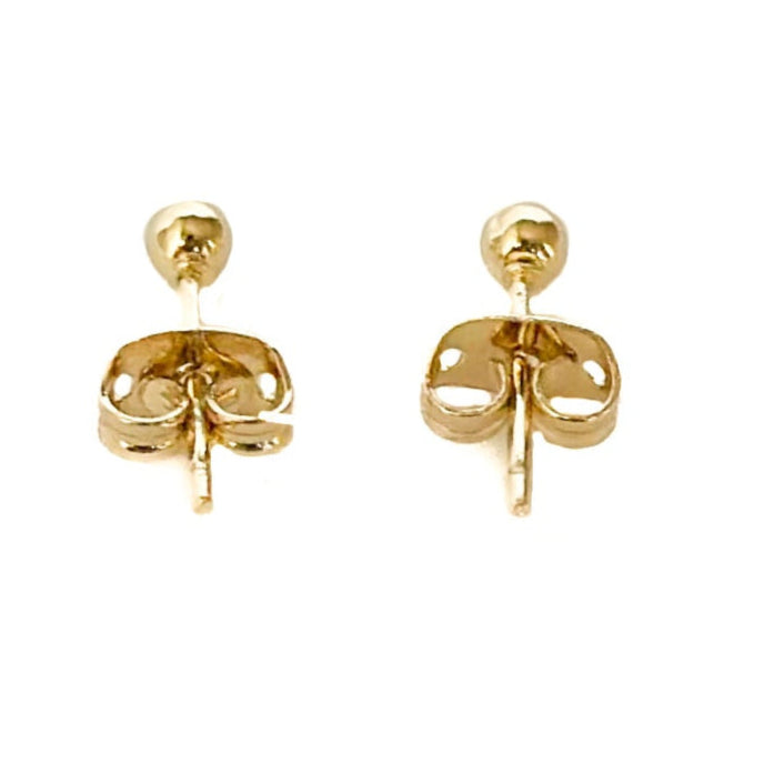 ARETE ORO LAMINADO ESFERA CHICA LISA