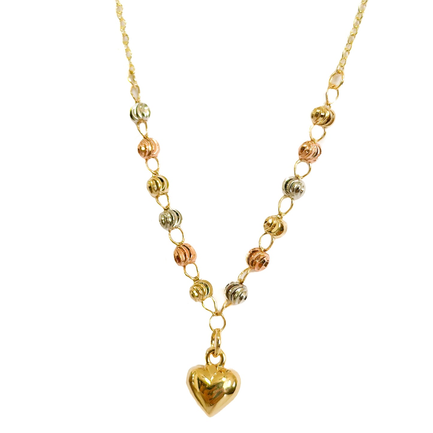 GARGANTILLA ORO LAMINADO CORAZON FLORENTINO
