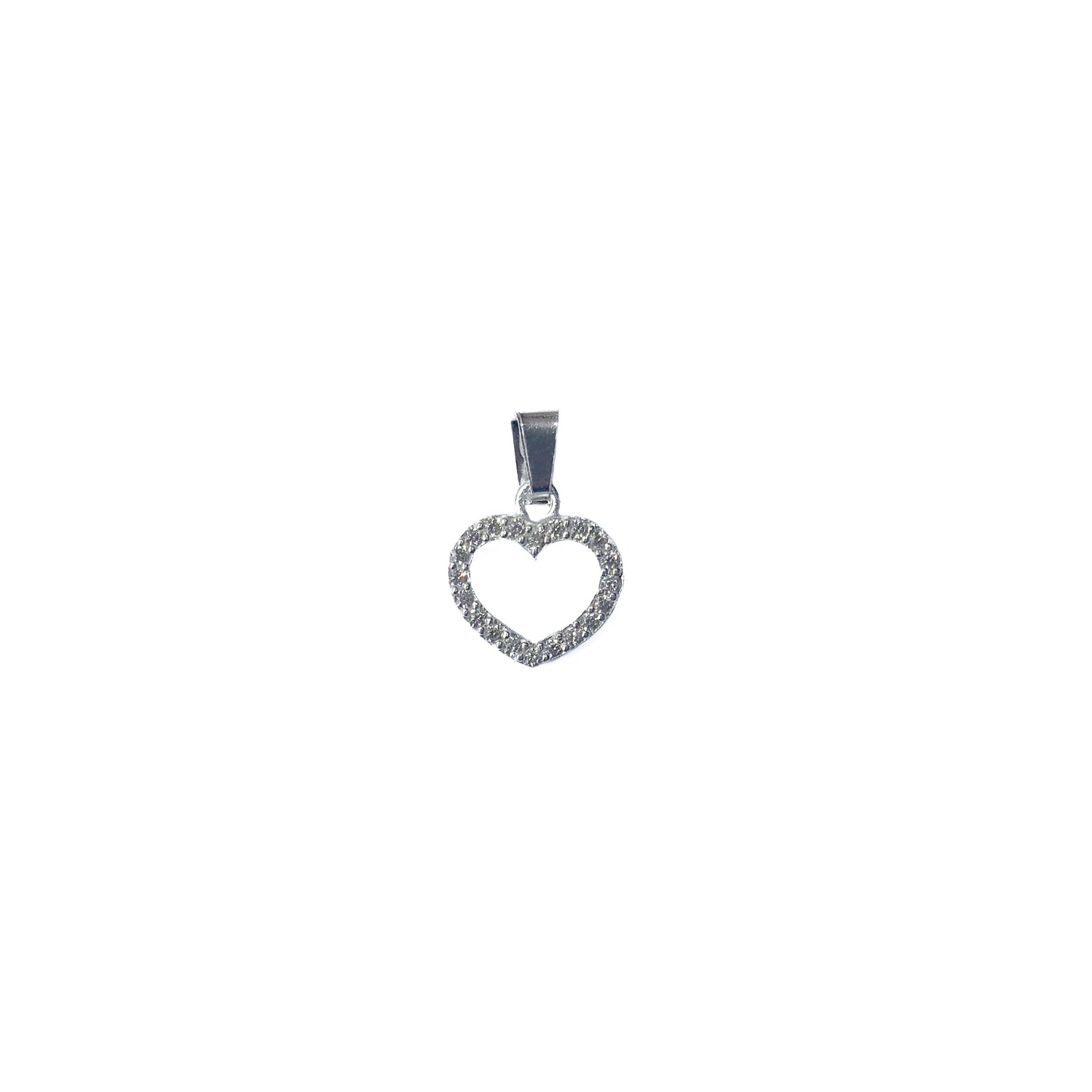 DIJE PLATA .925 CORAZON SILUETA