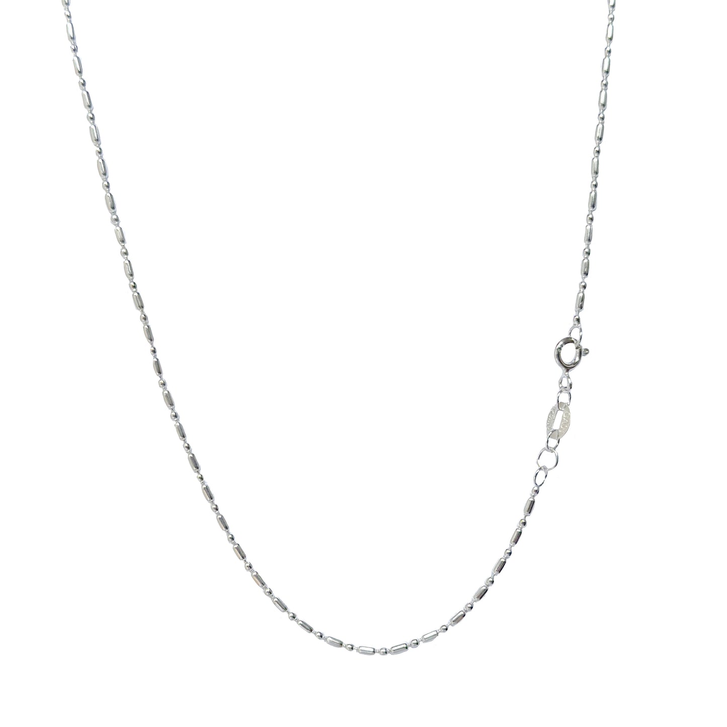 CADENA PLATA .925 PUNTO Y COMA 1MM & 50CM