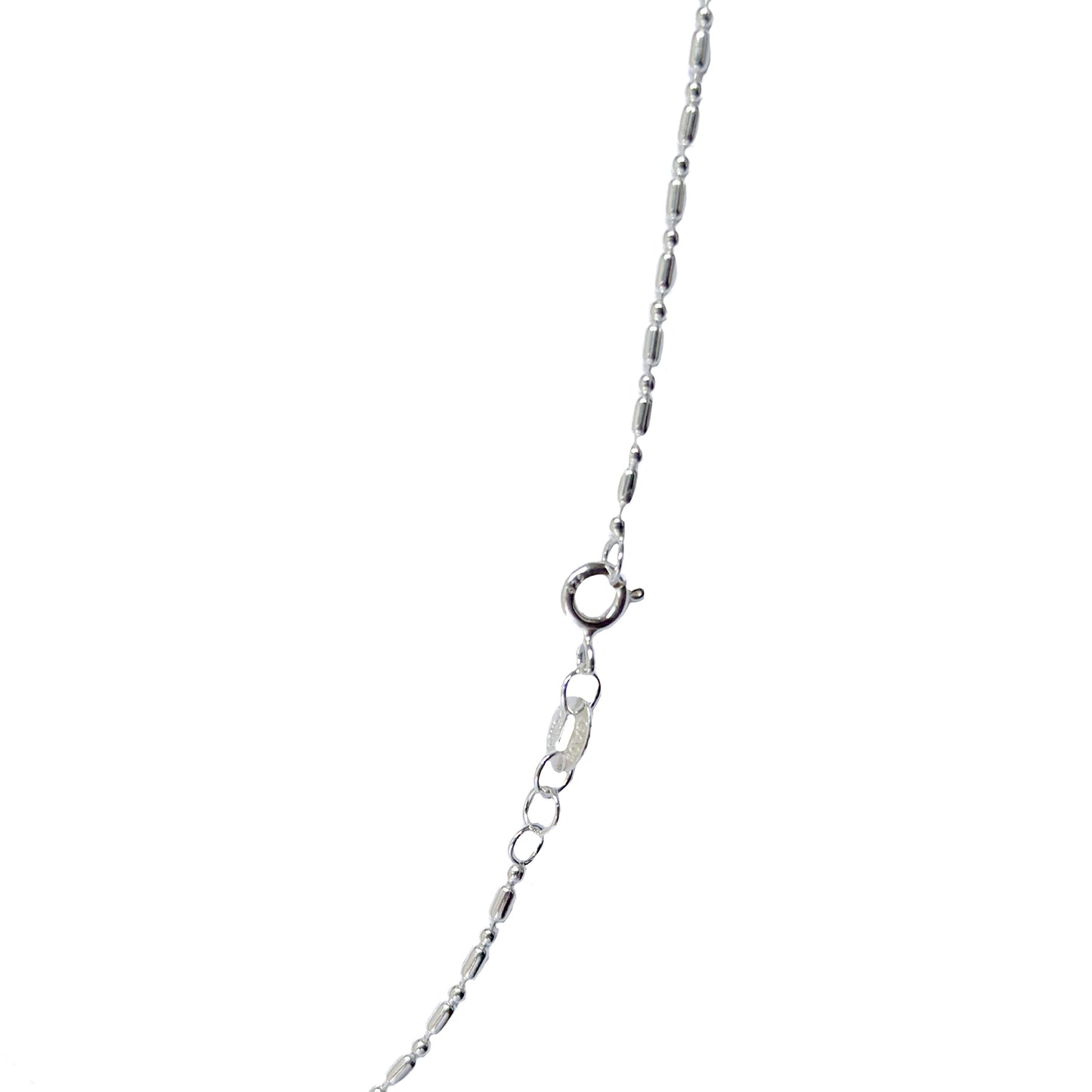 CADENA PLATA .925 PUNTO Y COMA 1MM & 50CM