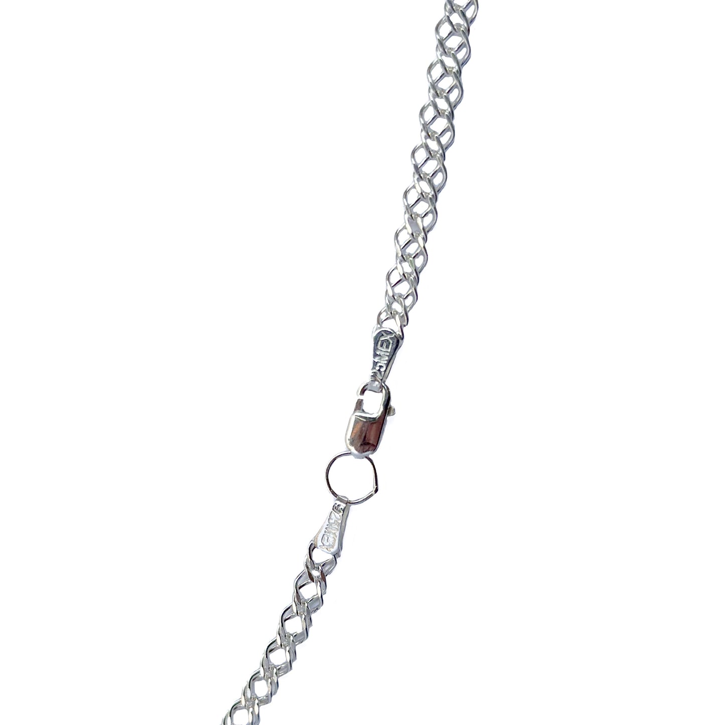 CADENA PLATA .925 DOBLE ESLABON 3MM & 50CM