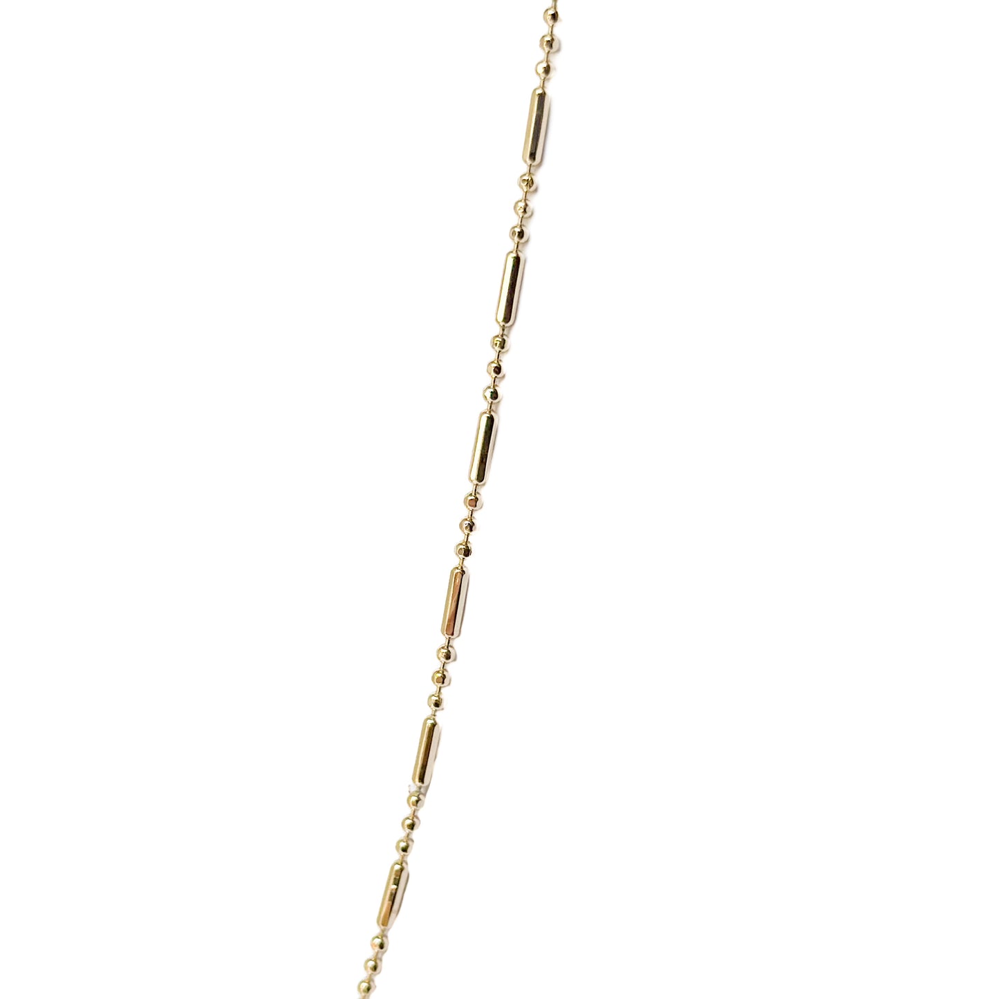 CADENA ORO LAMINADO PUNTO Y COMA 1.5MM & 60CM