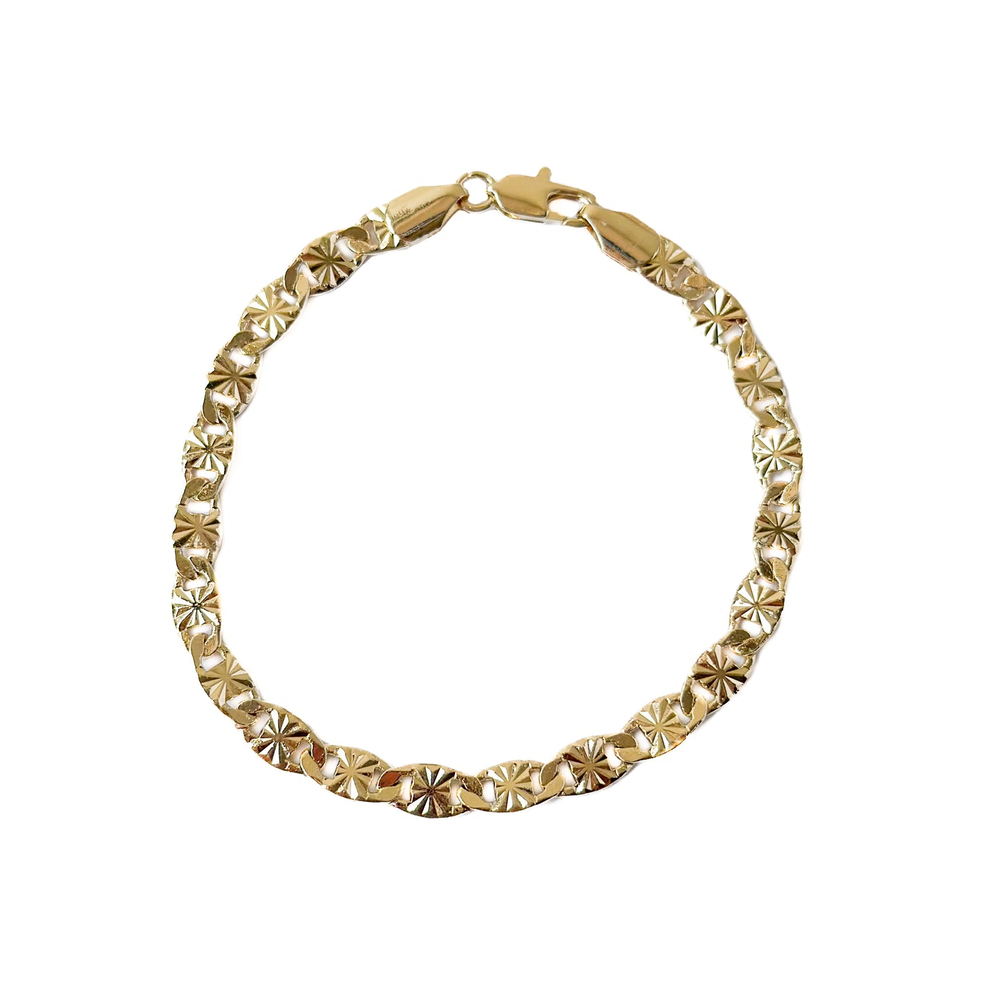 PULSO ORO LAMINADO DISEÑO ESTRELLA