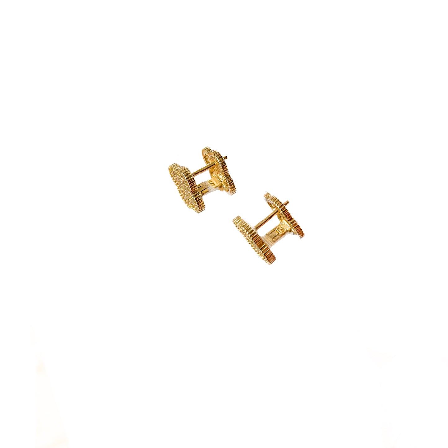 HUGGIES ORO LAMINADO VAN CLEEF