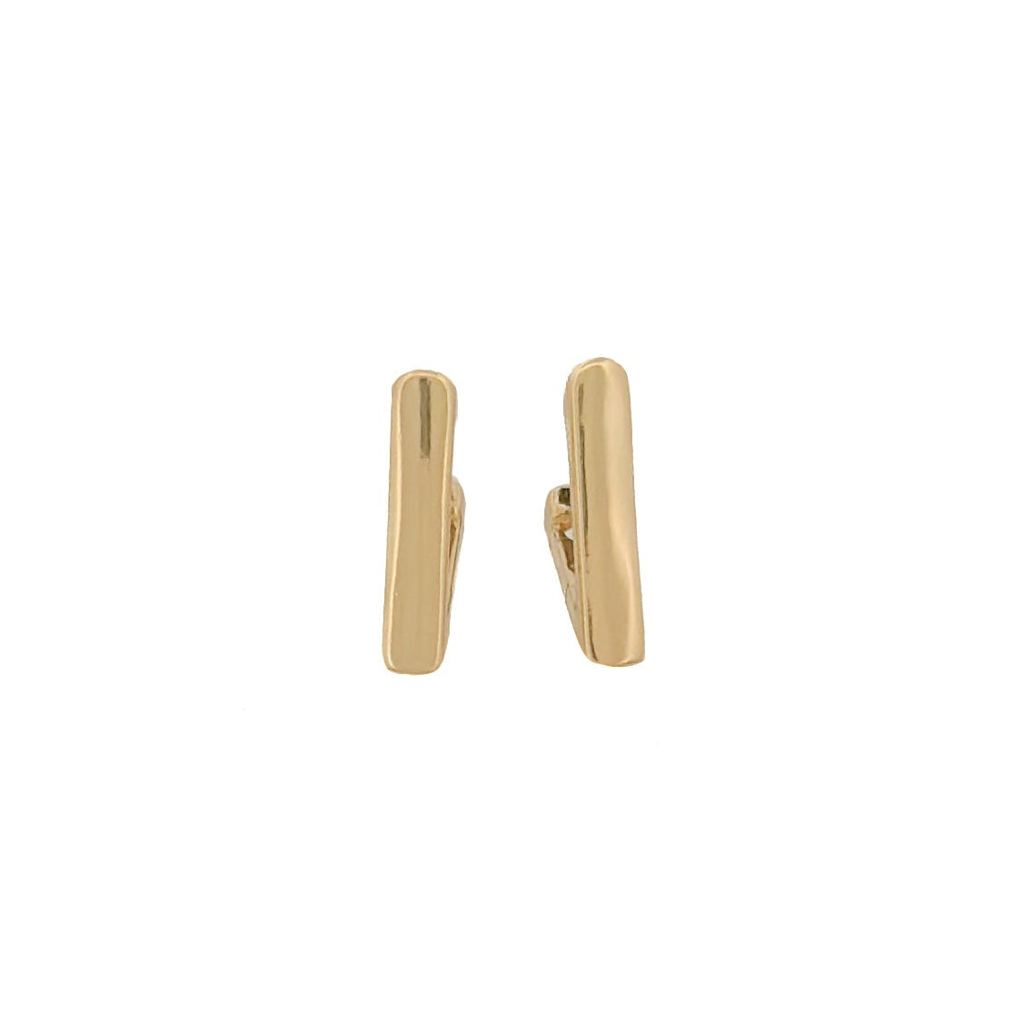 HUGGIE ORO LAMINADO TRIANGULO INVERTIDO