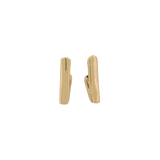 HUGGIE ORO LAMINADO TRIANGULO INVERTIDO