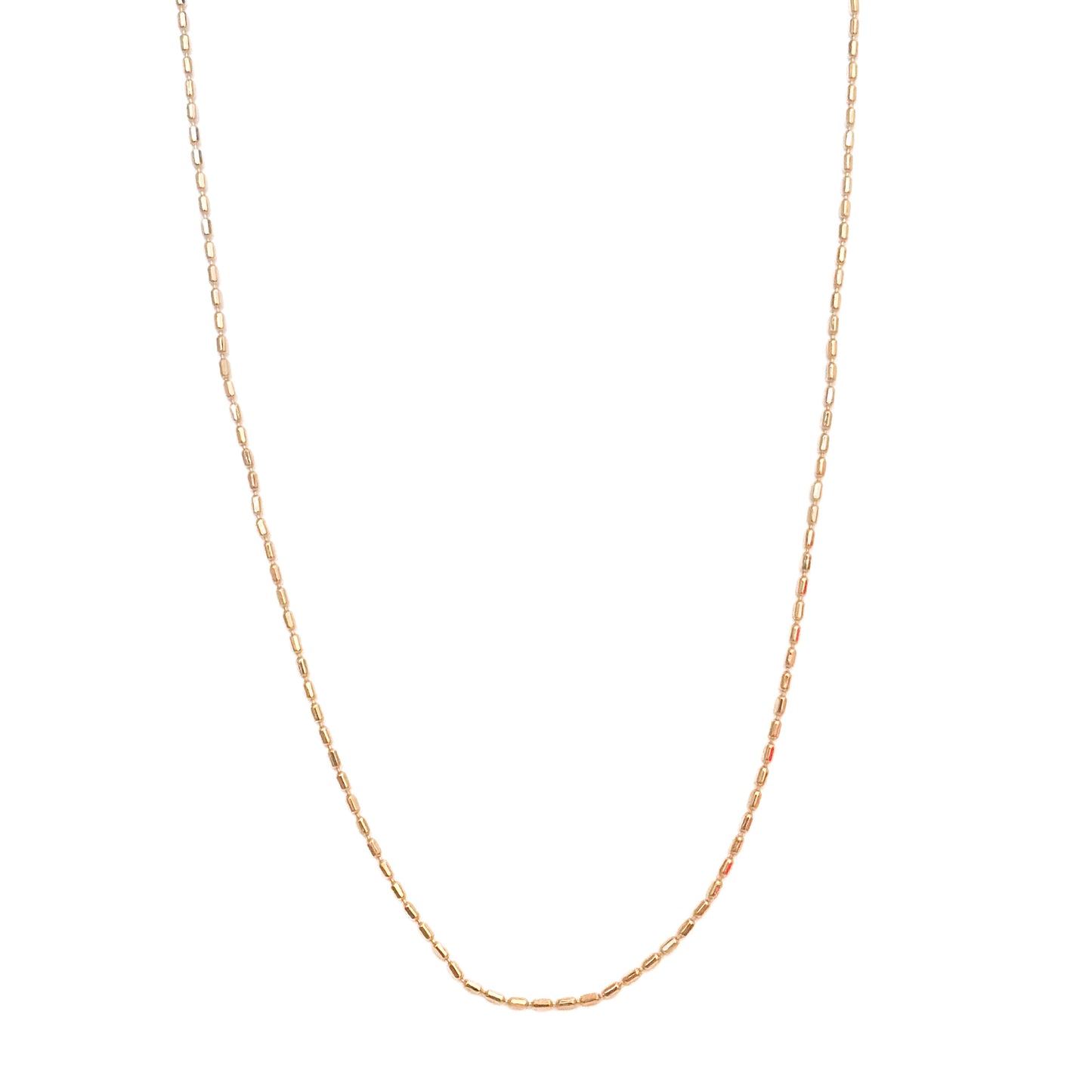 CADENA ORO LAMINADO 18K GUION 45CM X 1MM