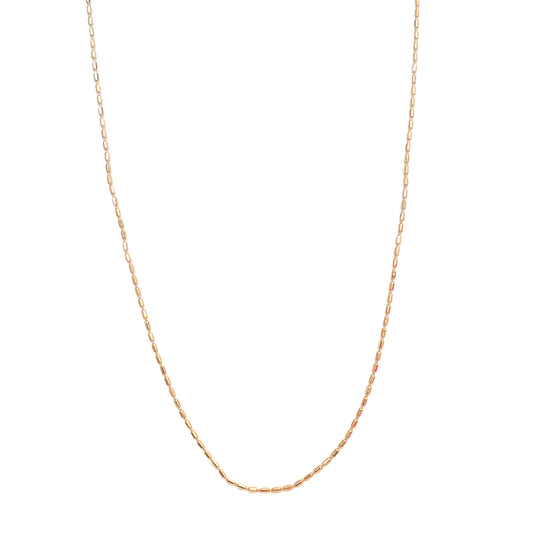 CADENA ORO LAMINADO 18K GUION 45CM X 1MM