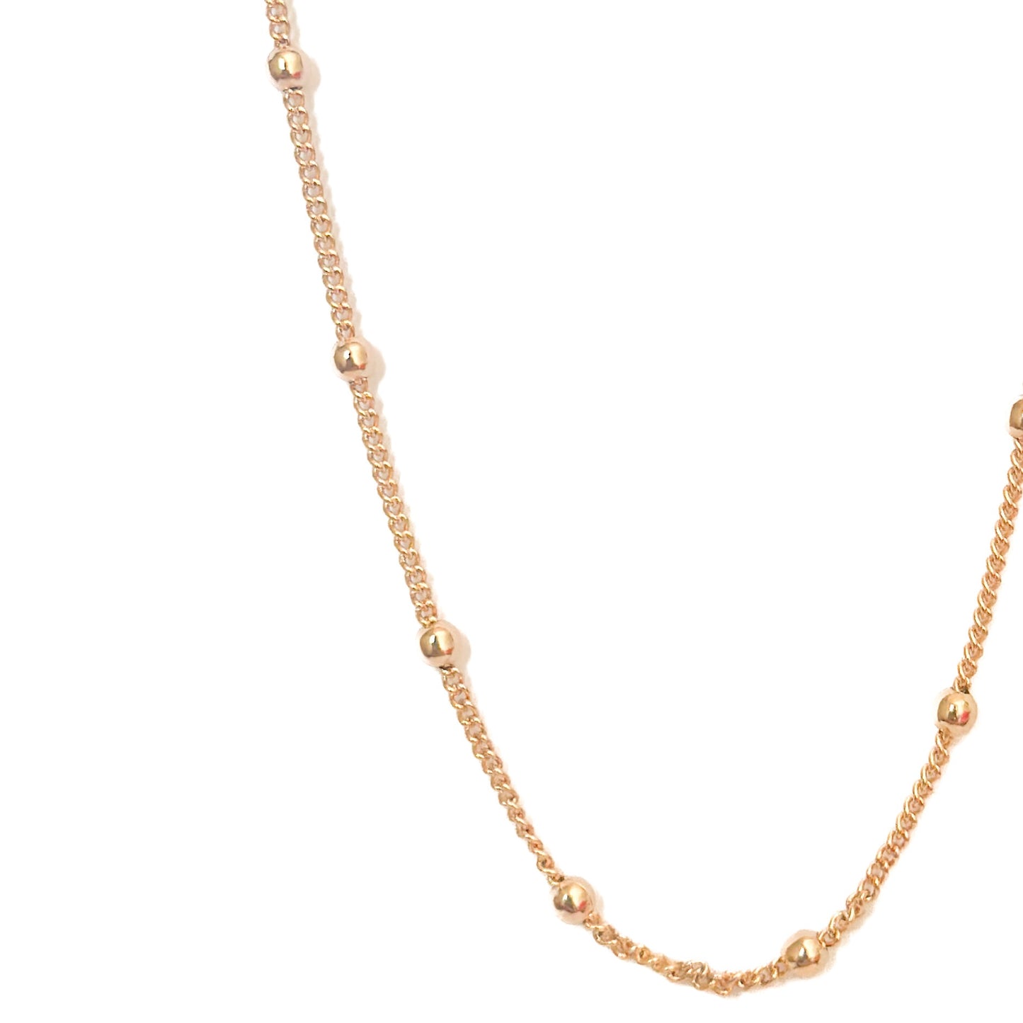 GARGANTILLA ORO LAMINADO 18K CON BALINES