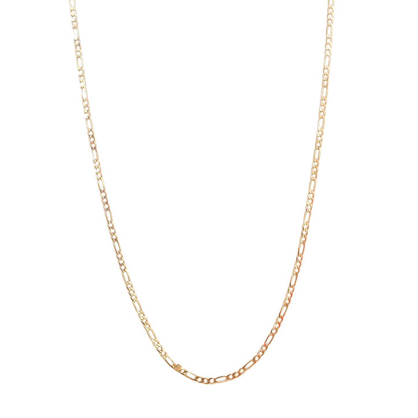 CADENA ORO LAMINADO 18K 3X1 50CM X 2MM