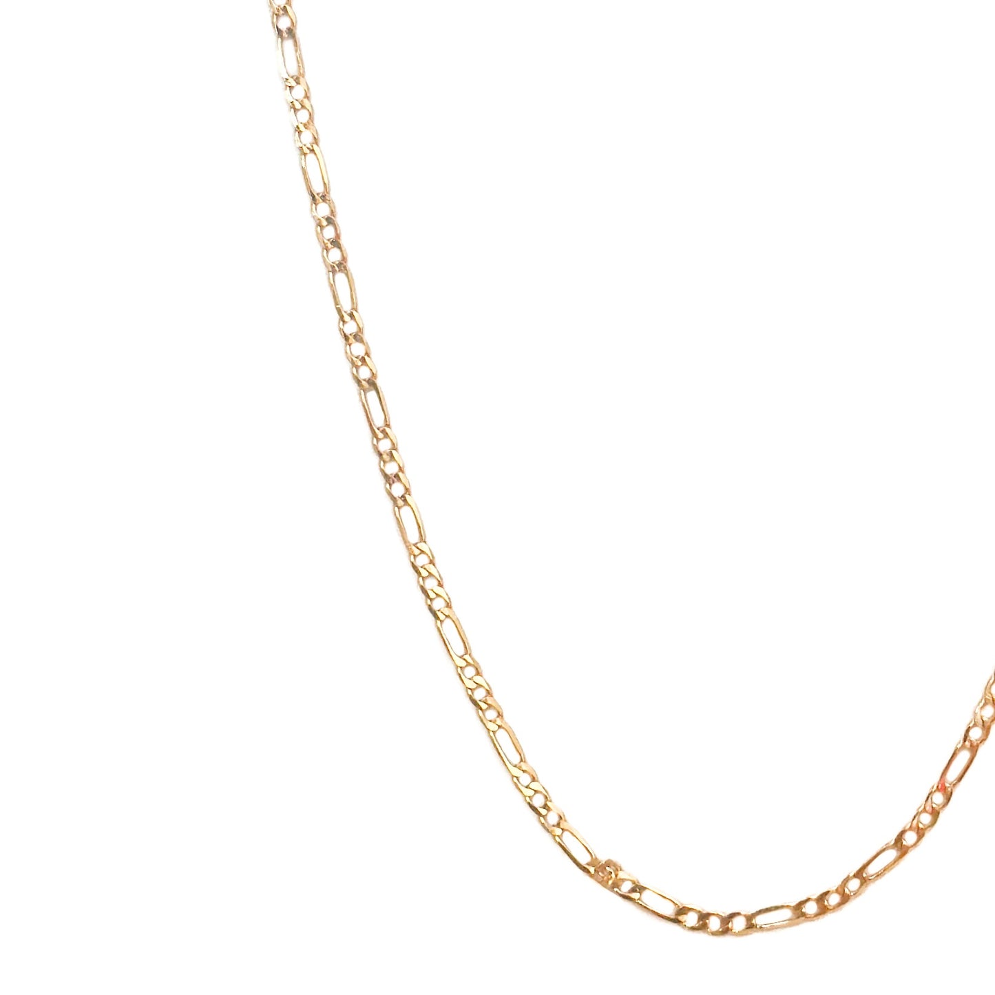 CADENA ORO LAMINADO 18K 3X1 50CM X 2MM