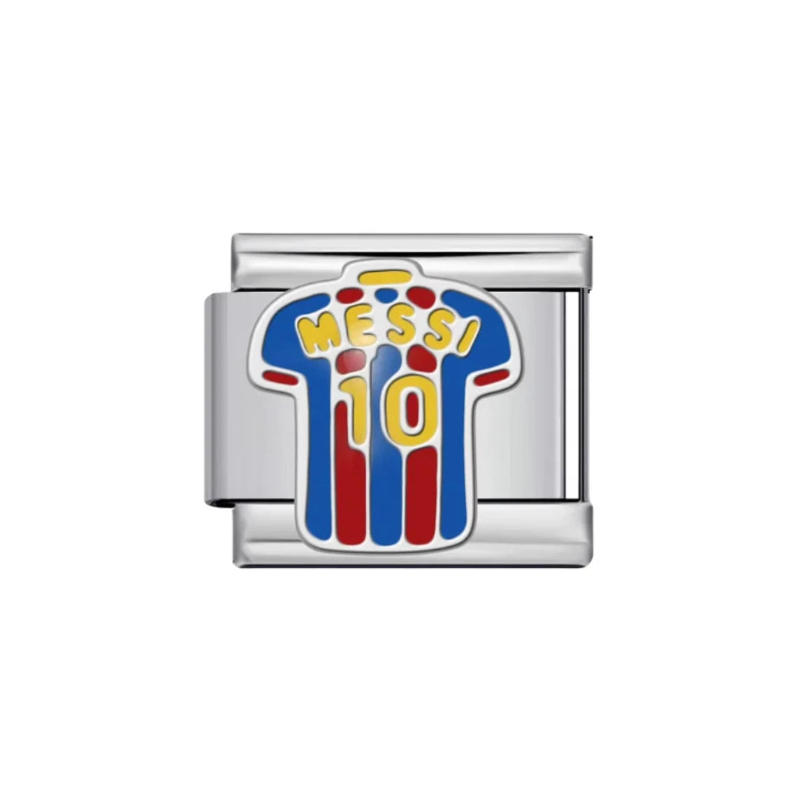 CHARM ACERO INOXIDABLE MESSI