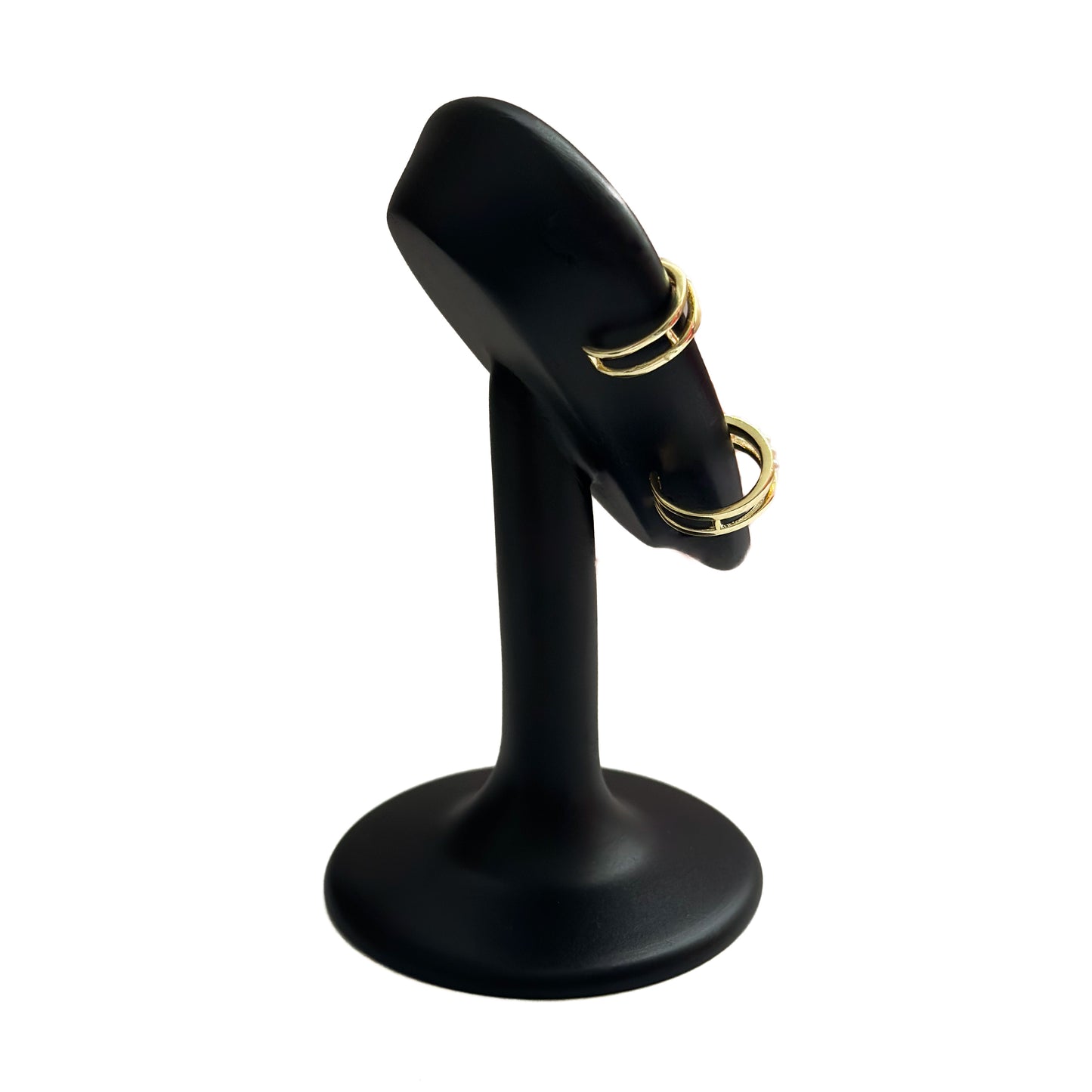 CLIP PARA OREJA ORO LAMINADO MINI PERLAS