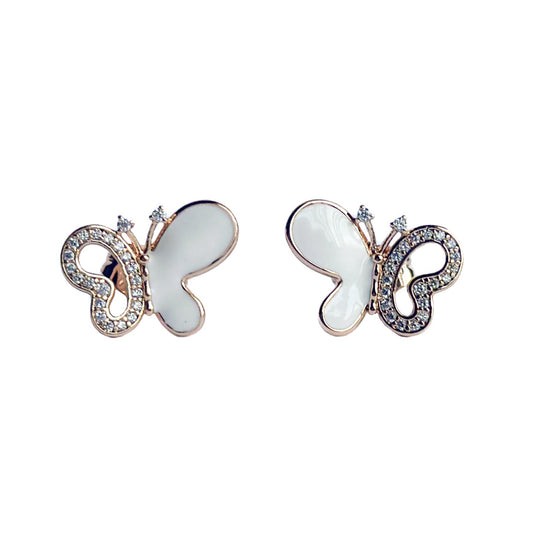 ARETE ORO LAMINADO 18K MARIPOSAS