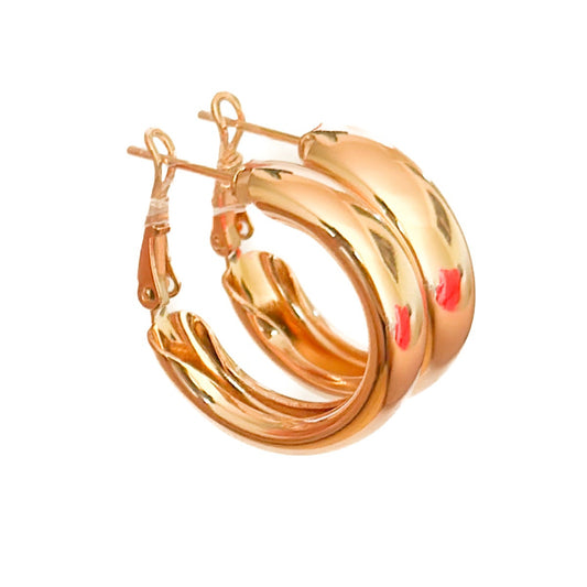ARRACADA ORO LAMINADO 18K LISA