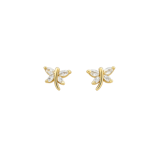 ARETE ORO LAMINADO LIBELULA MINI
