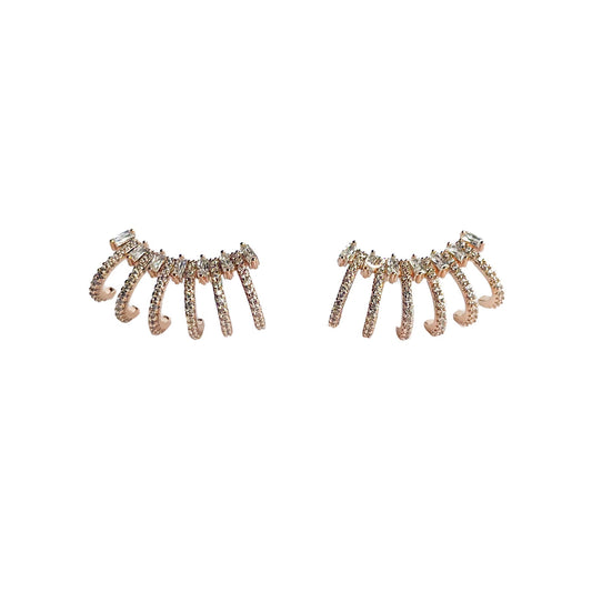 ARETE ORO LAMINADO 18K TIPO GARRA