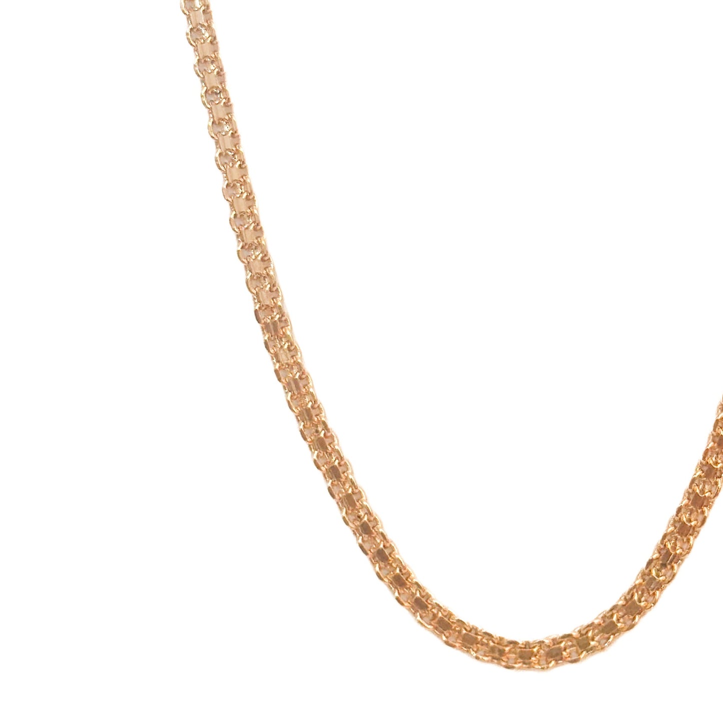 CADENA ORO LAMINADO 18K TEJIDO RED 45CM X 4MM