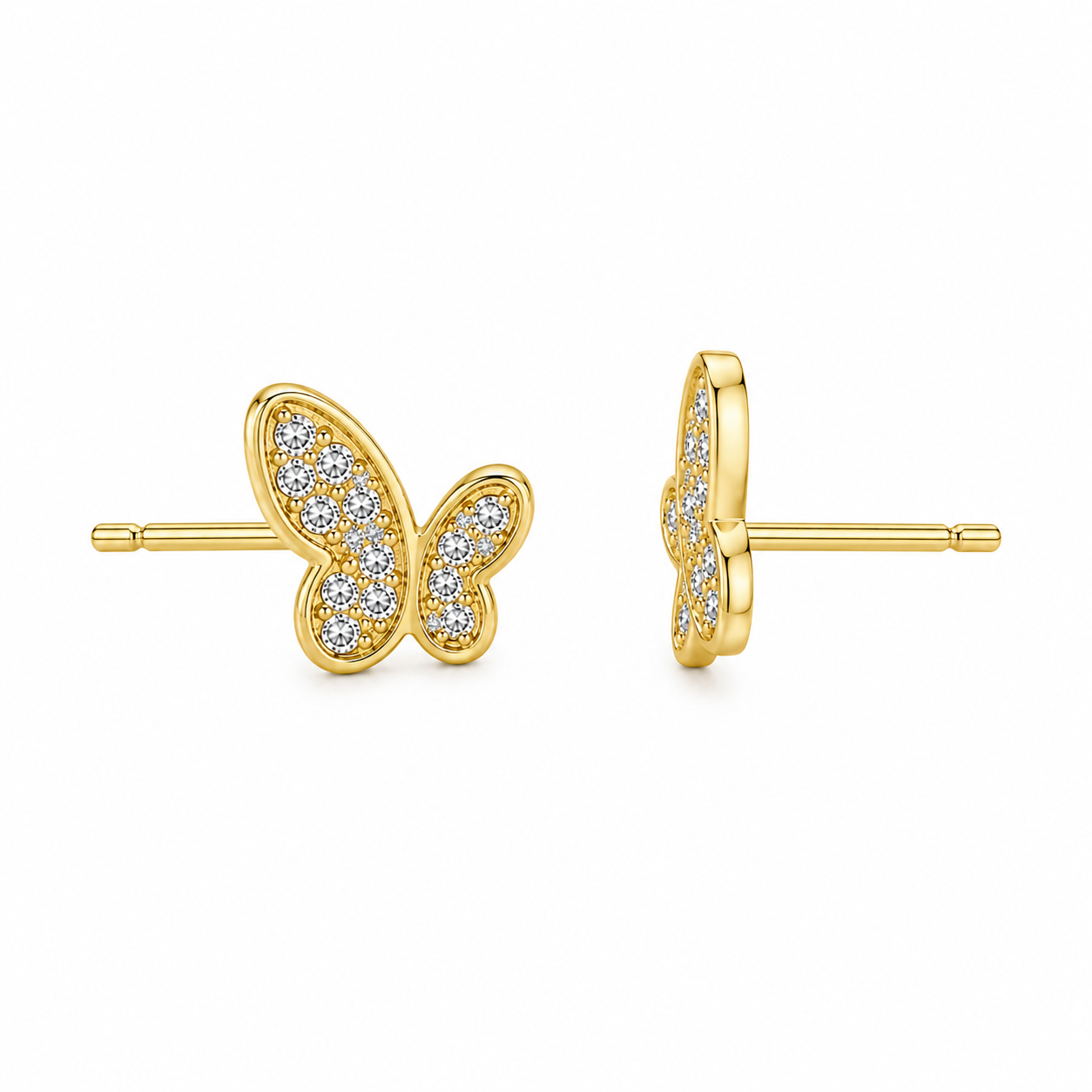 ARETE ORO LAMINADO MARIPOSA MINI
