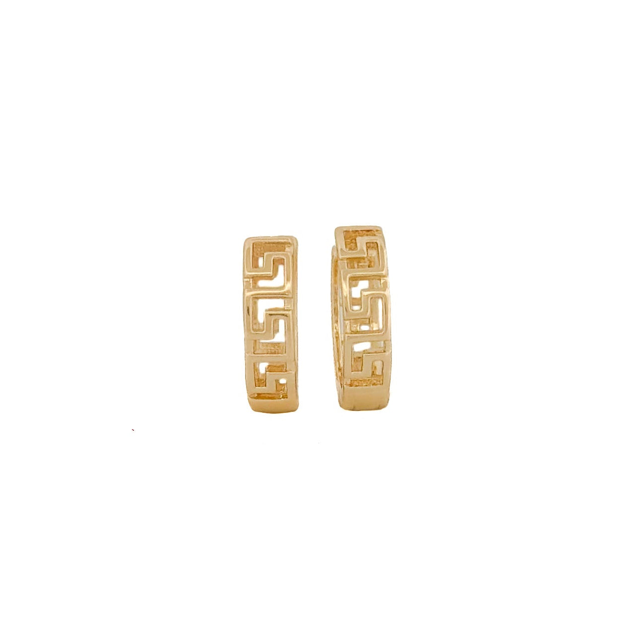 HUGGIE ORO LAMINADO CON GRECAS CHICO