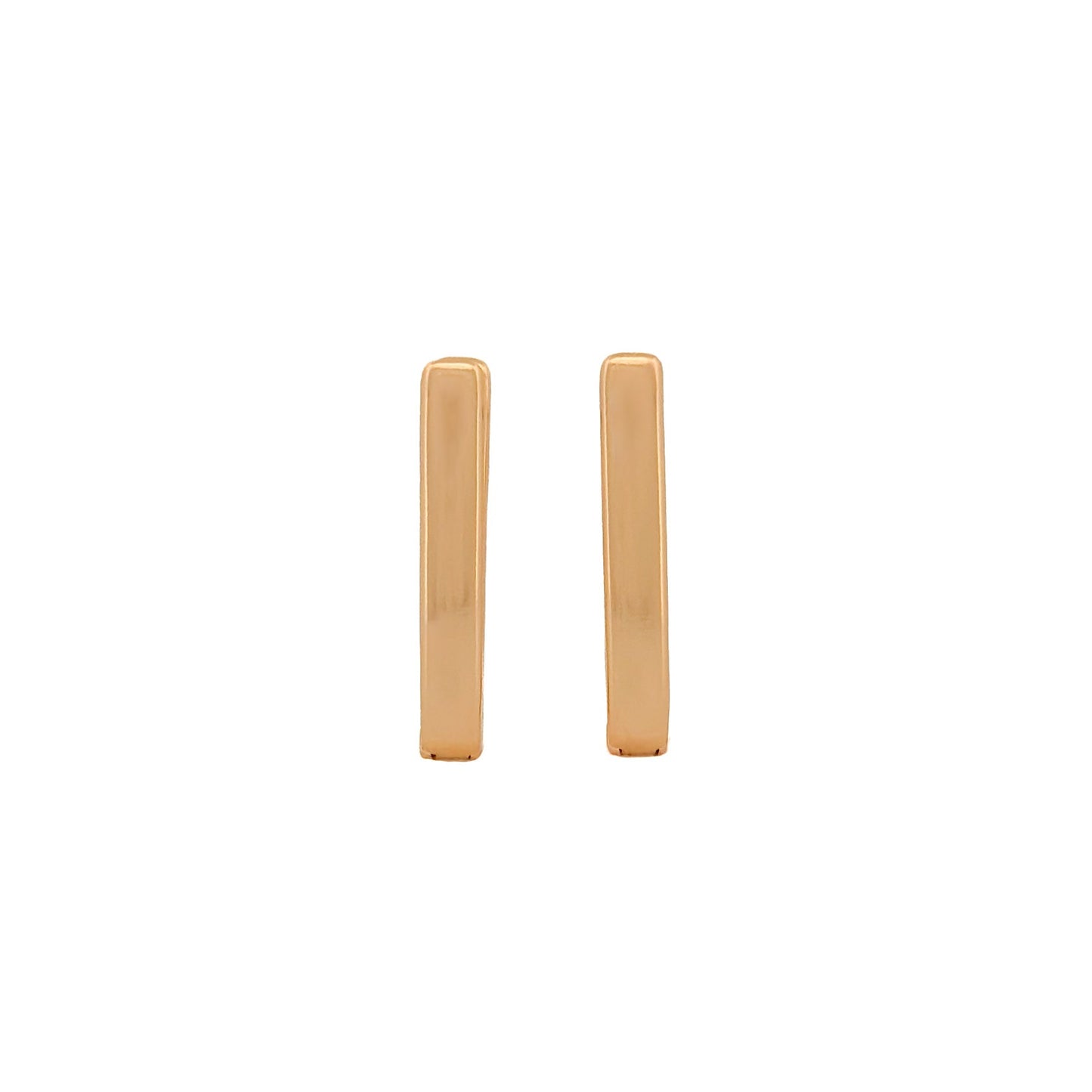 HUGGIE ORO LAMINADO DISEÑO U 18k