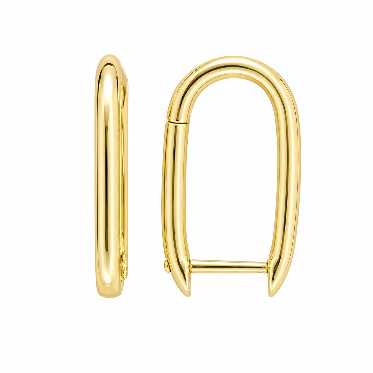 HUGGIE ORO LAMINADO LISO FORMA U
