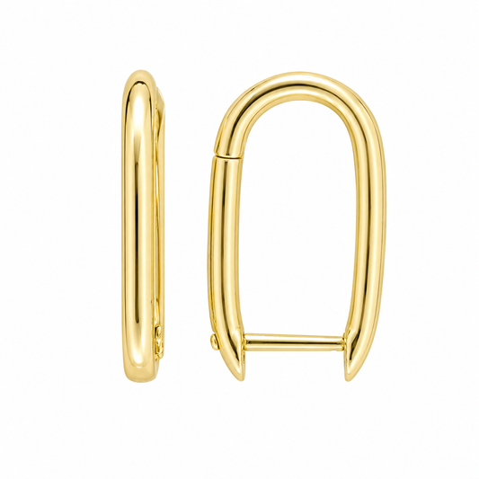 HUGGIE ORO LAMINADO LISO FORMA U