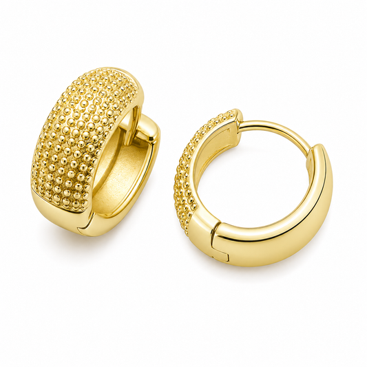 HUGGIE ORO LAMINADO PUNTOS