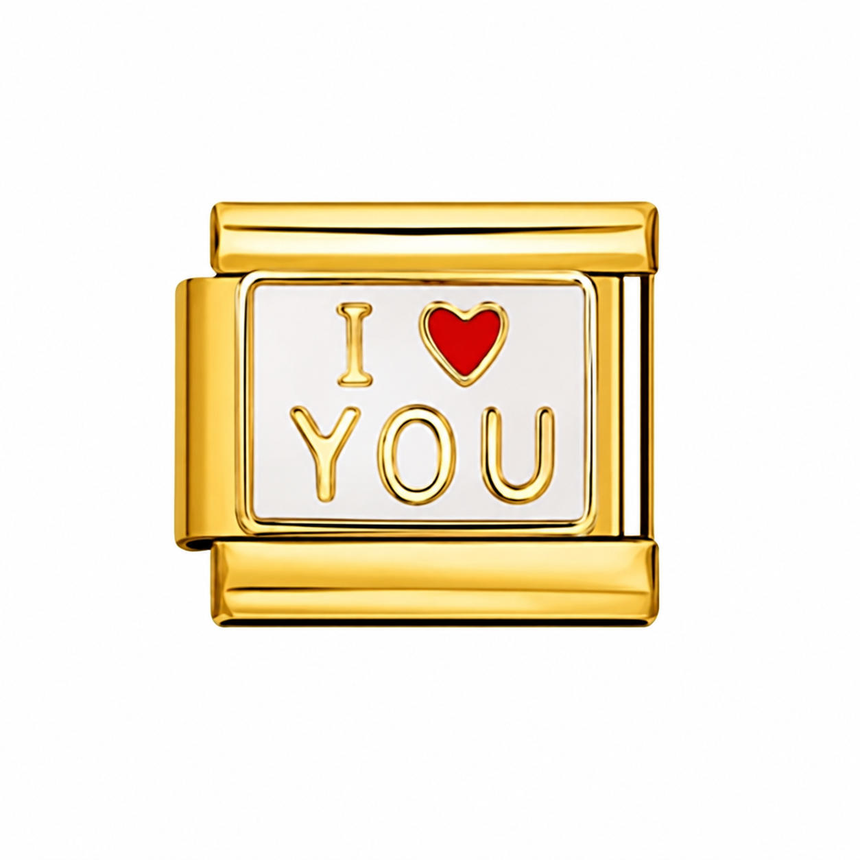 CHARM ACERO INOXIDABLE I LOVE YOU