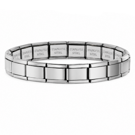 PULSO ITALIANO ACERO INOXIDABLE PLATEADO
