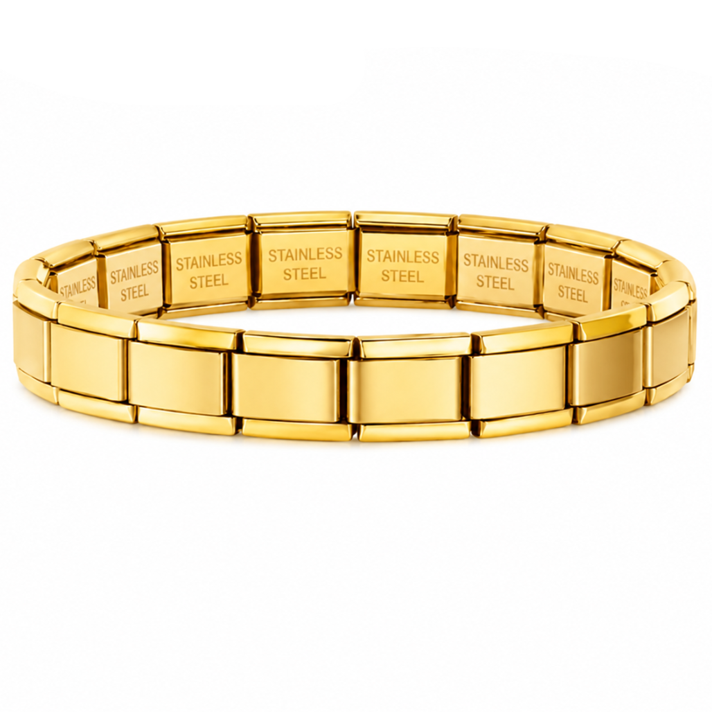 PULSO ITALIANO ACERO INOXIDABLE DORADO