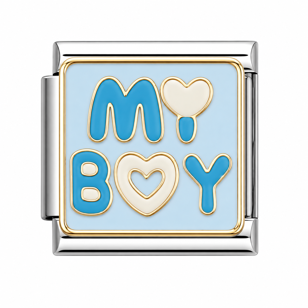 CHARM ACERO INOXIDABLE MY BOY