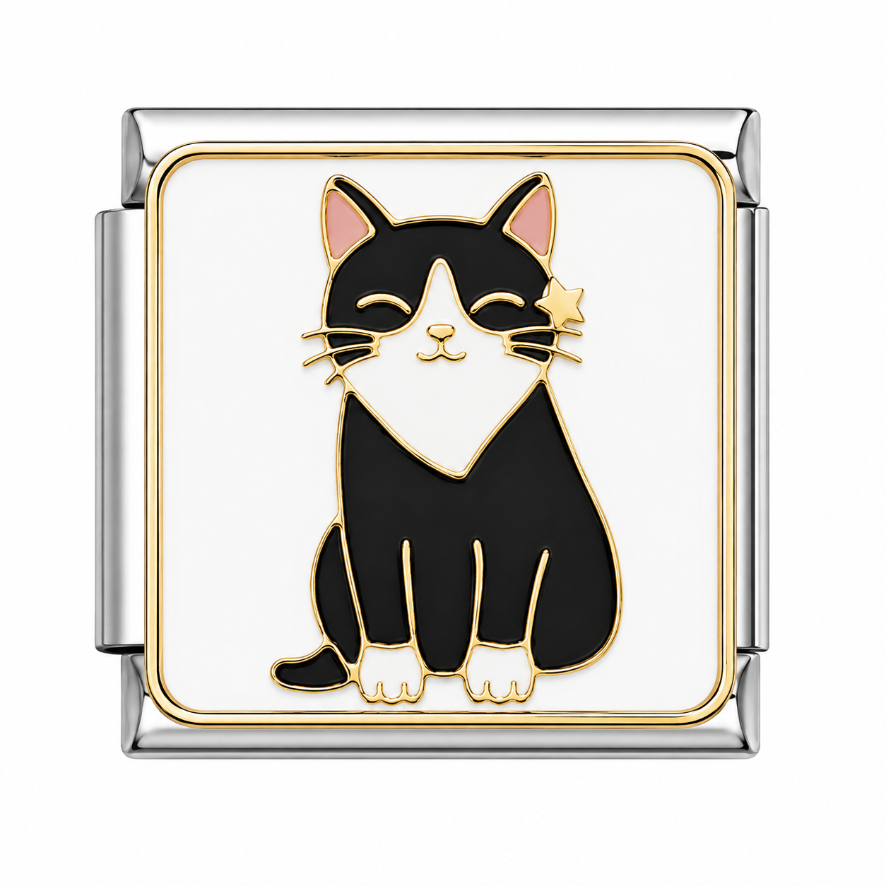 CHARM ACERO INOXIDABLE GATO