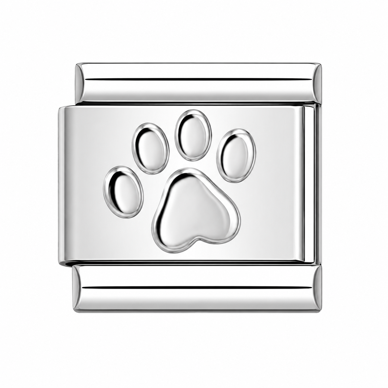 CHARM ACERO INOXIDABLE HUELLA PERRITO