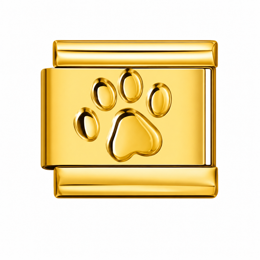 CHARM ACERO INOXIDABLE HUELLA PERRITO