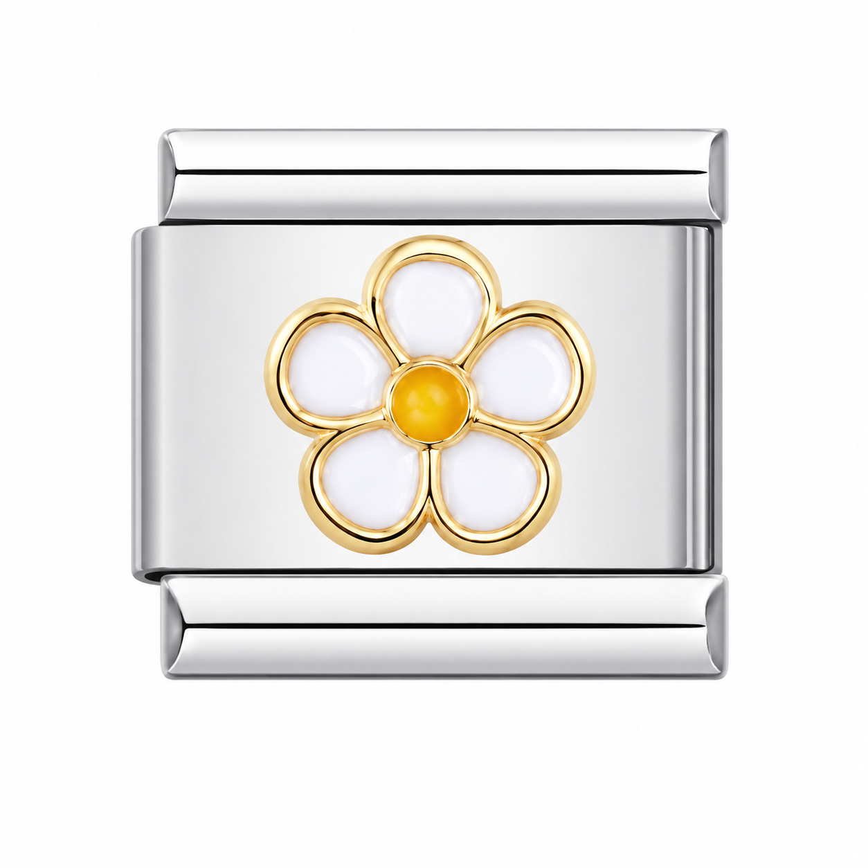 CHARM ACERO INOXIDABLE FLOR