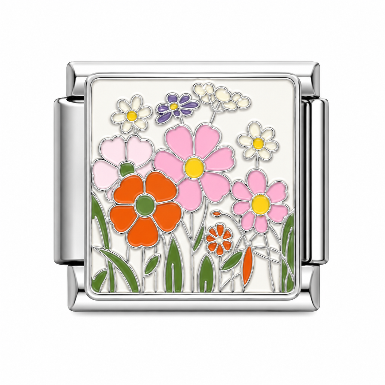 CHARM ACERO INOXIDABLE FLORES JARDIN