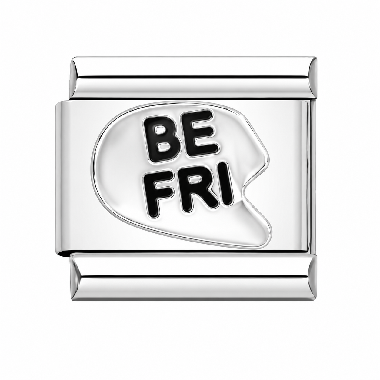 CHARM ACERO INOXIDABLE BEST FRIEND LADO IZQUIERDO