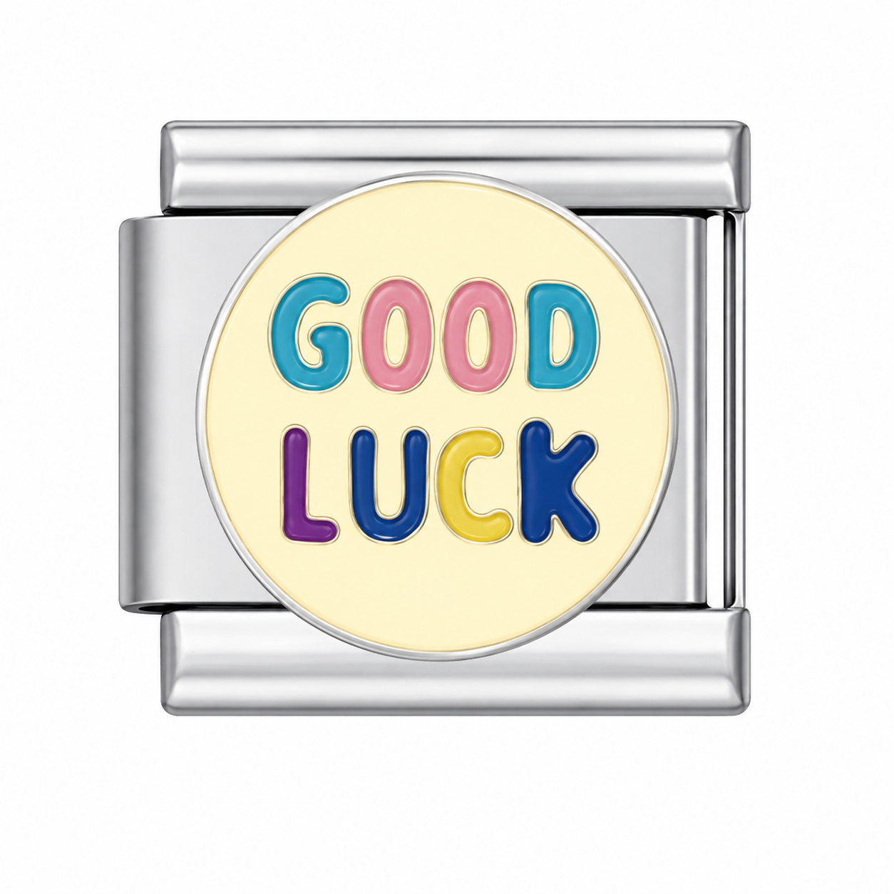 CHARM ACERO INOXIDABLE GOOD LUCK