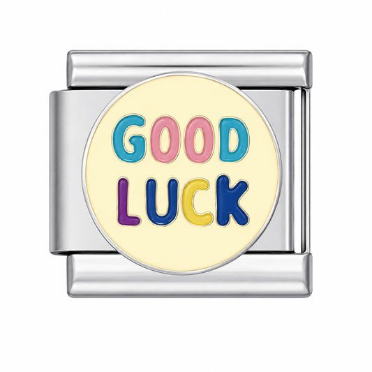 CHARM ACERO INOXIDABLE GOOD LUCK