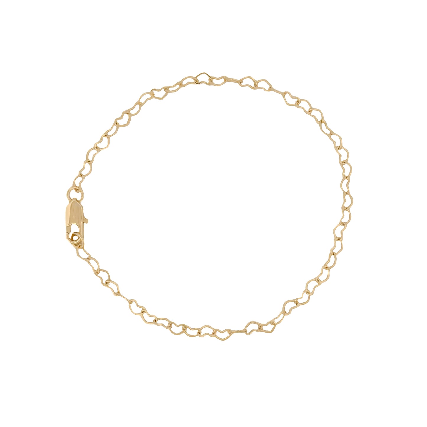 PULSO ORO LAMINADO CONTRONO CORAZONES