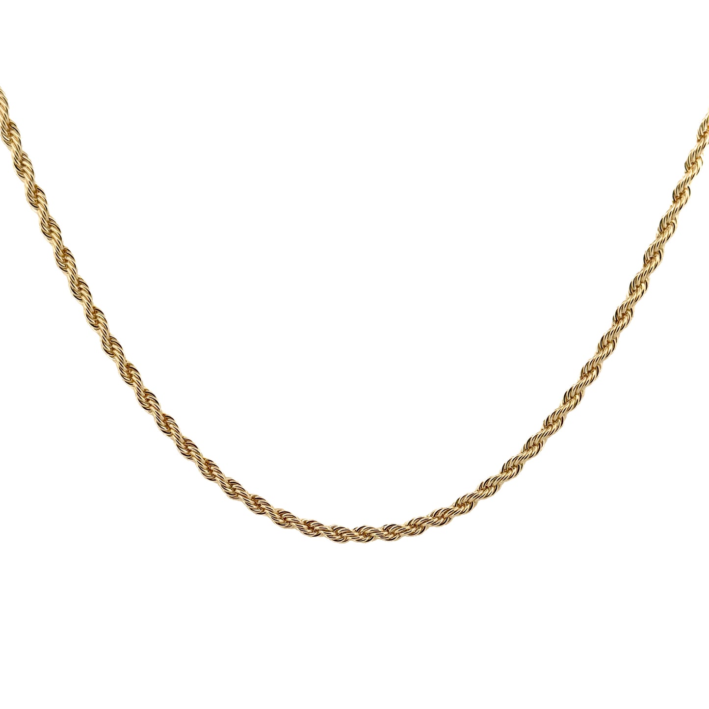 CADENA ORO LAMINADO TORZAL 4 MM X 60 CM