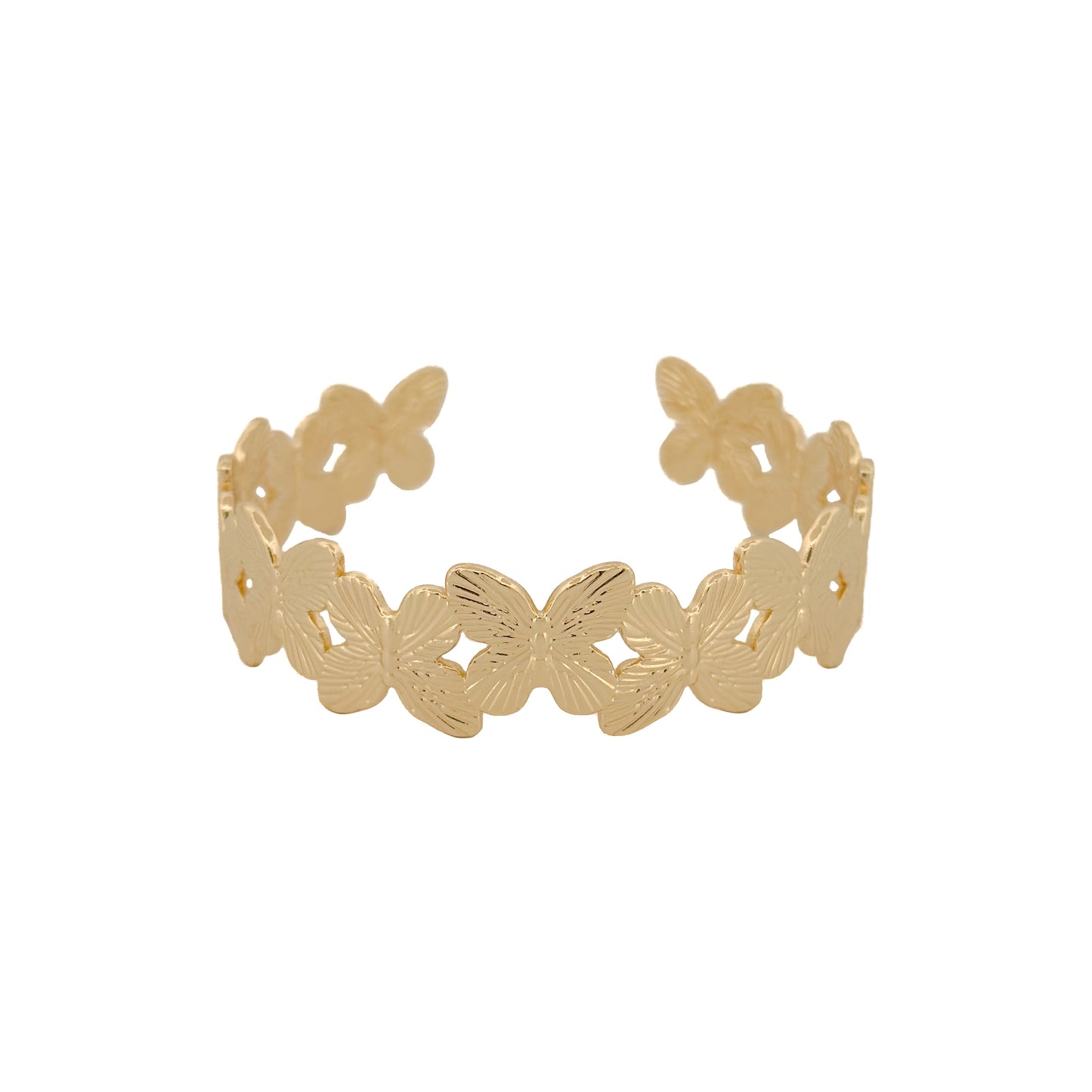 ARO ORO LAMINADO MARIPOSAS ENCONTRADAS (AJUSTABLE)