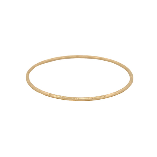 ARO ORO LAMINADO FACETADO CON LÍNEAS