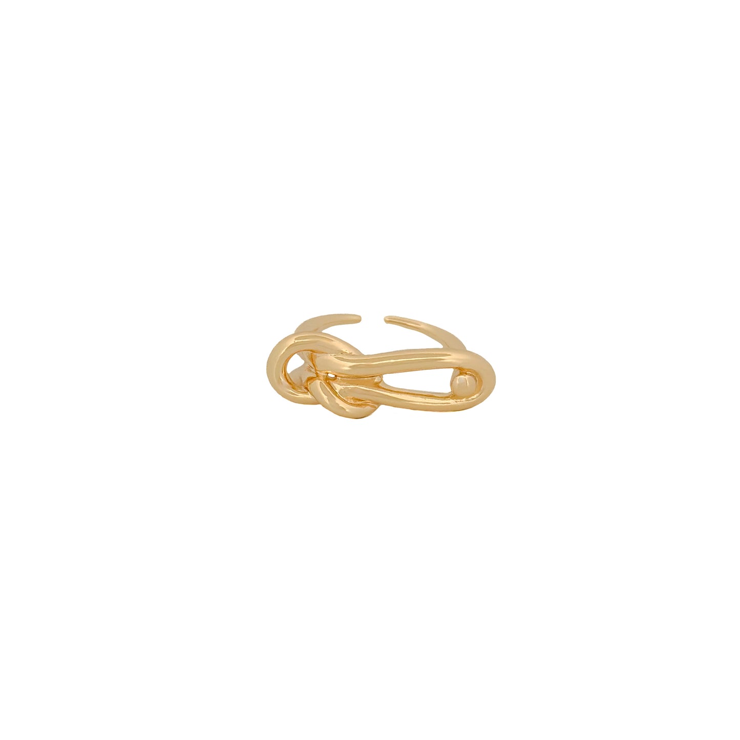 ANILLO ORO LAMINADO NUDO AJUSTABLE